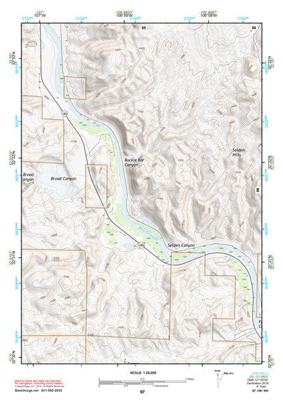 32106NW Page 97 White Sands Topo Preview 1