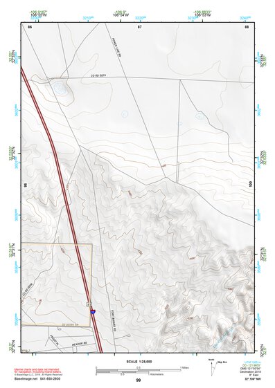 32106NW Page 99 White Sands Topo Preview 1