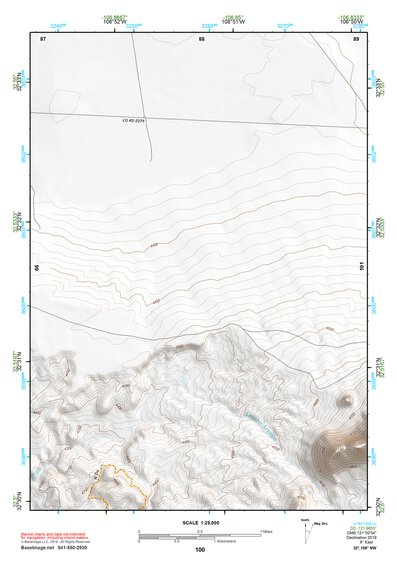 32106NW Page 100 White Sands Topo Preview 1