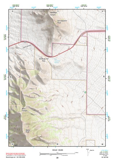 32106SW Page 23 Las Cruces Topo Preview 1