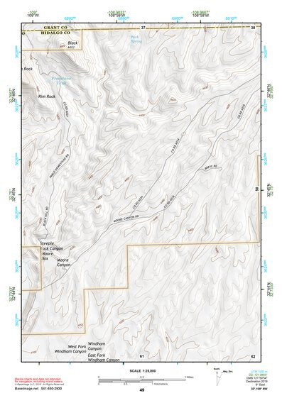 32108NW Page 49 Silver City Topo Preview 1