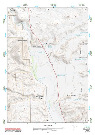 32109NE Page 32 Safford Topo Preview 1