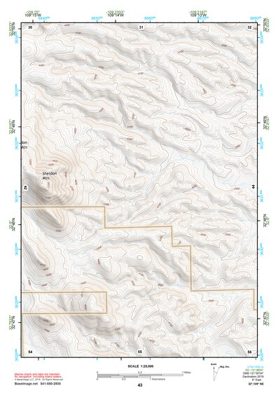 32109NE Page 43 Safford Topo Preview 1