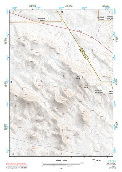 32109NE Page 54 Safford Topo Preview 1