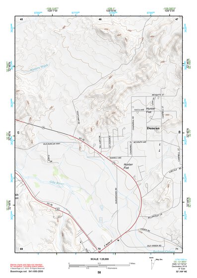 32109NE Page 58 Safford Topo Preview 1