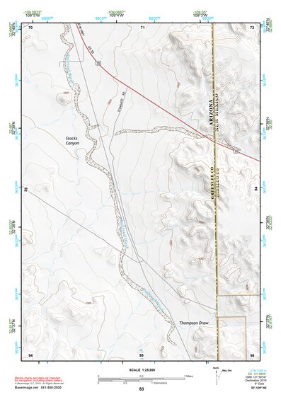 32109NE Page 83 Safford Topo Preview 1