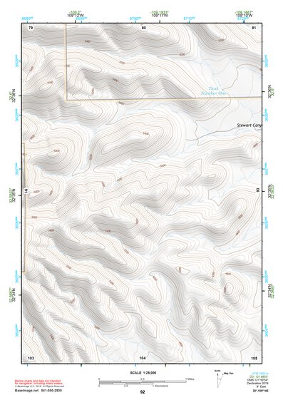 32109NE Page 92 Safford Topo Preview 1