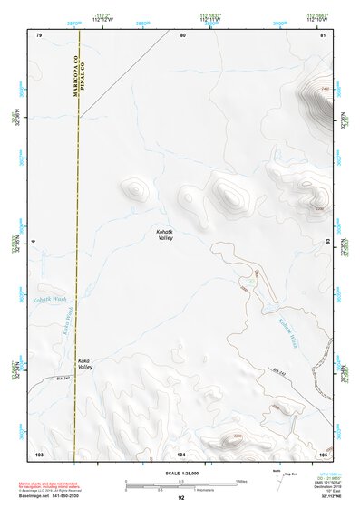 32112NE Page 92 Gila Bend Topo Preview 1