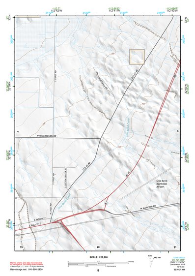 32112NW Page 8 Gila Bend Topo Preview 1