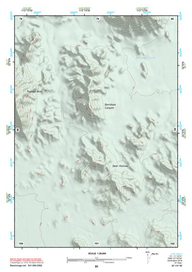 32113SE Page 91 Cabeza Prieta Mountains Topo Preview 1