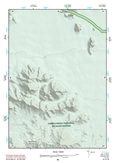 32113SE Page 92 Cabeza Prieta Mountains Topo Preview 1