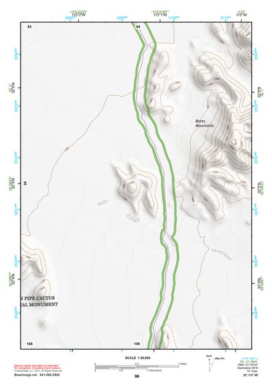 32113SE Page 96 Cabeza Prieta Mountains Topo Preview 1