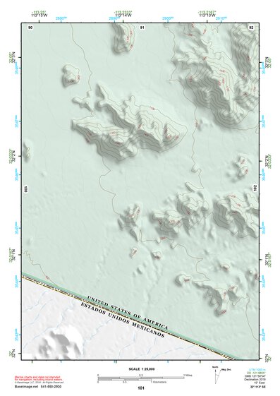32113SE Page 101 Cabeza Prieta Mountains Topo Preview 1