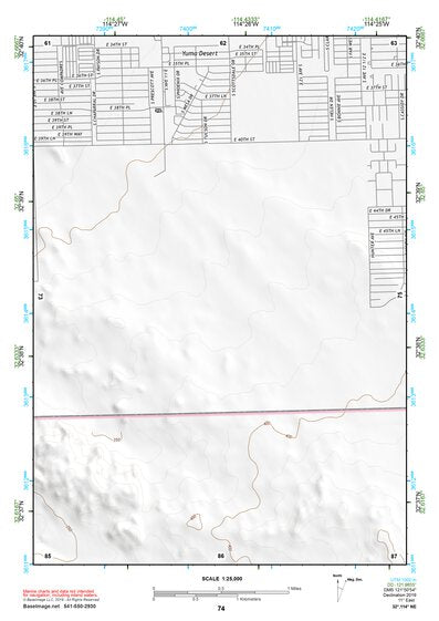 32114NE Page 74 Yuma Topo Preview 1