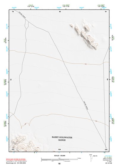 32114NE Page 92 Yuma Topo Preview 1