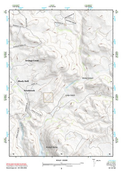 32116NW Page 3 El Cajon Topo Preview 1