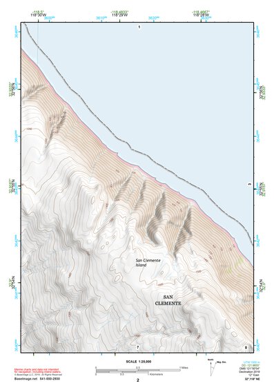 32118NE Page 2 San Clemente Island Topo Preview 1