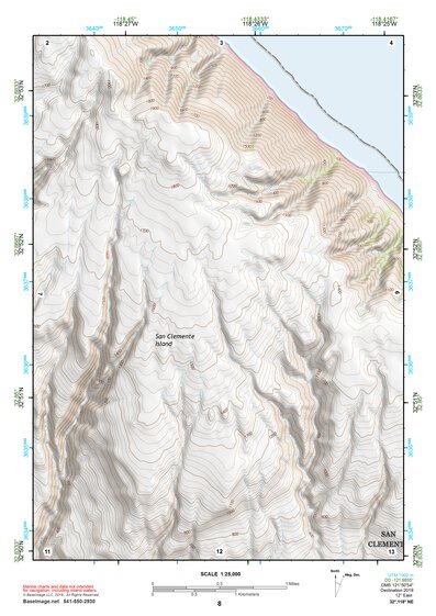32118NE Page 8 San Clemente Island Topo Preview 1