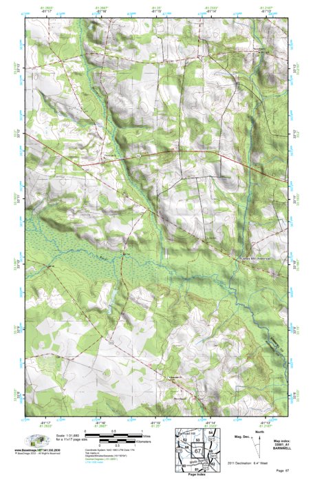 (33081a1) Page 067 Barnwell Map by BaseImage Publishing | Avenza Maps