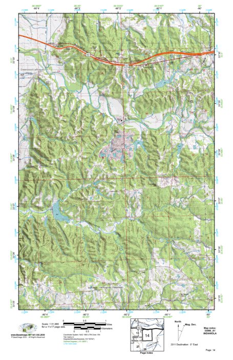 (33090a1) Page 014 Indianola Map by BaseImage Publishing | Avenza Maps