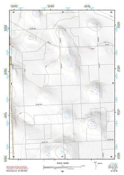 33102NE Page 35 Levelland Topo Preview 1