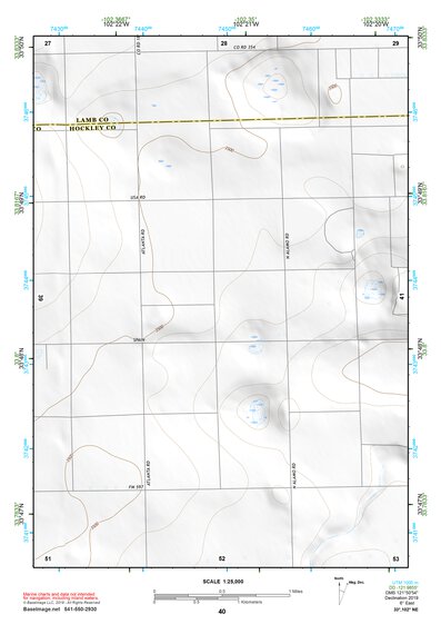 33102NE Page 40 Levelland Topo Preview 1