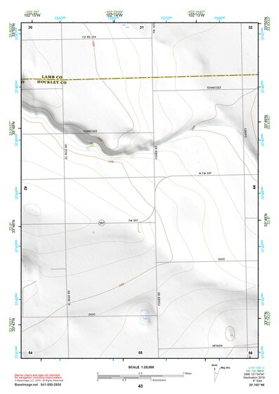 33102NE Page 43 Levelland Topo Preview 1