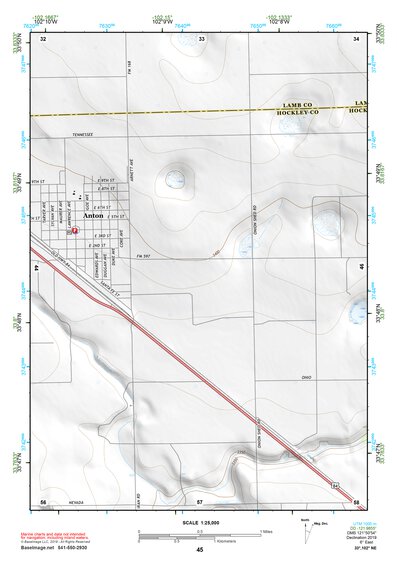 33102NE Page 45 Levelland Topo Preview 1