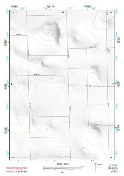 33102NE Page 55 Levelland Topo Preview 1