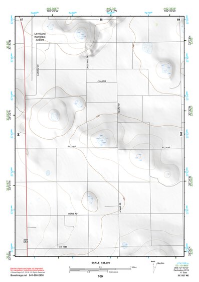33102NE Page 100 Levelland Topo Preview 1