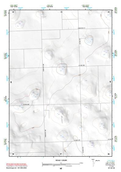 33102SE Page 45 Brownfield Topo Preview 1