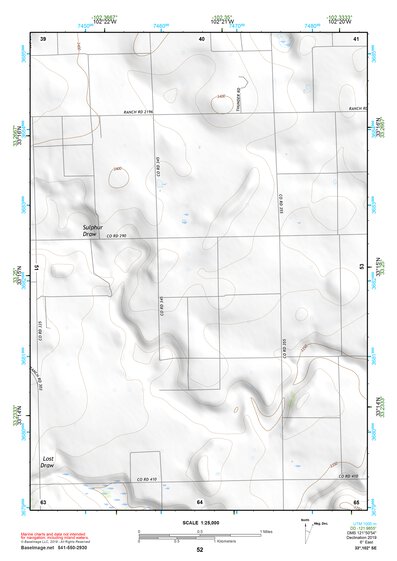 33102SE Page 52 Brownfield Topo Preview 1
