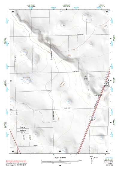 33102SE Page 54 Brownfield Topo Preview 1