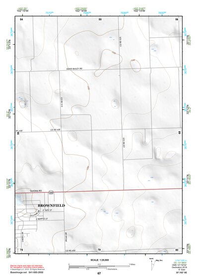 33102SE Page 67 Brownfield Topo Preview 1