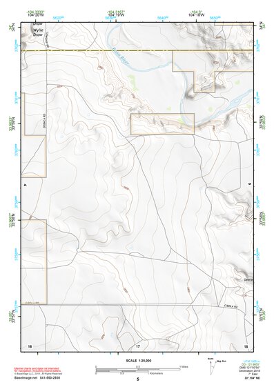 33104NE Page 5 Salt Creek Topo Preview 1