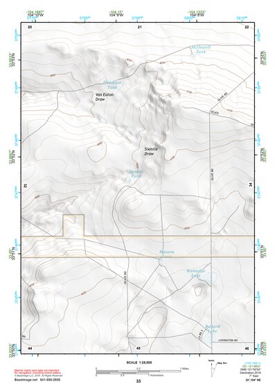 33104NE Page 33 Salt Creek Topo Preview 1