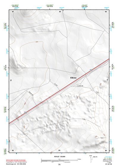 33104NE Page 71 Salt Creek Topo Preview 1