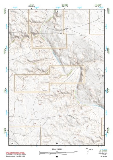 33104NW Page 44 Salt Creek Topo Preview 1