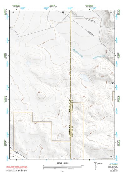 33104NW Page 75 Salt Creek Topo Preview 1