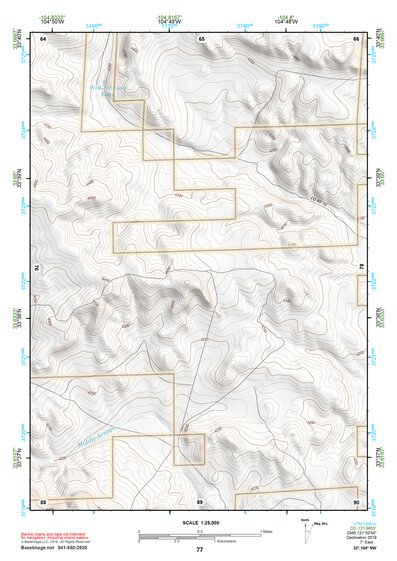 33104NW Page 77 Salt Creek Topo Preview 1