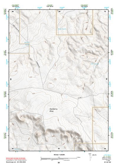33104NW Page 81 Salt Creek Topo Preview 1