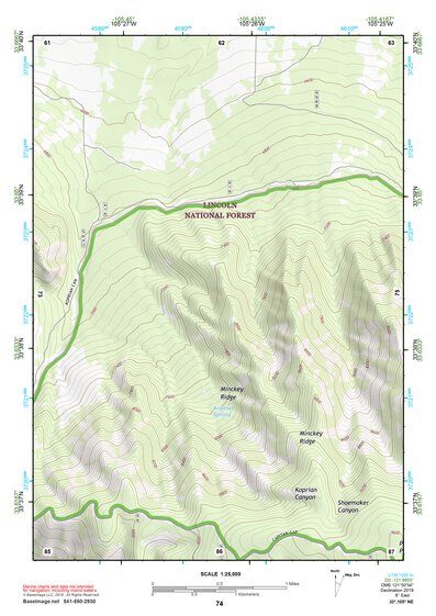 33105NE Page 74 Carrizozo Topo Preview 1