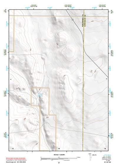 33105NW Page 2 Carrizozo Topo Preview 1