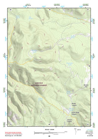 33105NW Page 68 Carrizozo Topo Preview 1