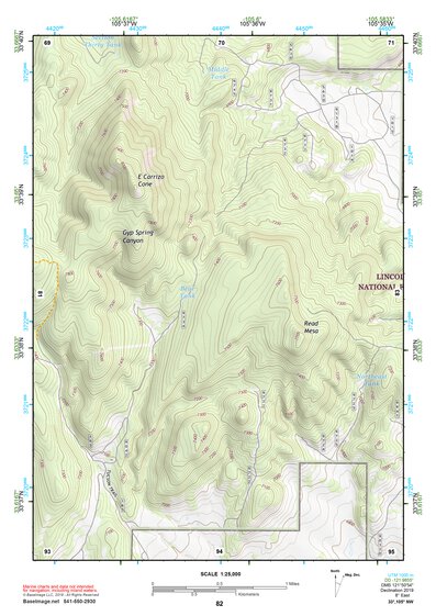 33105NW Page 82 Carrizozo Topo Preview 1