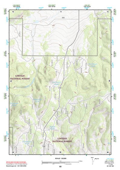 33105NW Page 83 Carrizozo Topo Preview 1
