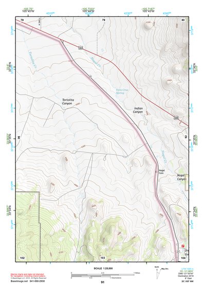 33105NW Page 91 Carrizozo Topo Preview 1