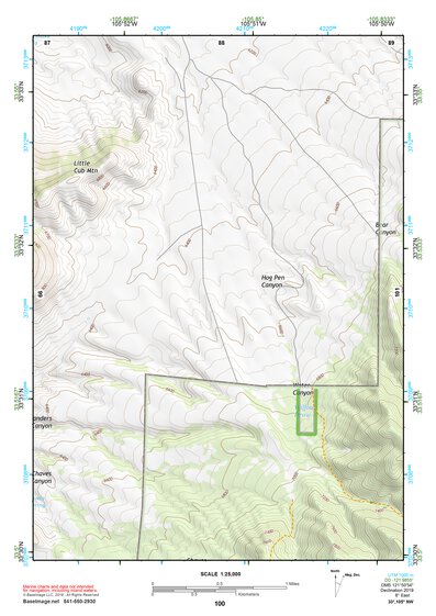 33105NW Page 100 Carrizozo Topo Preview 1