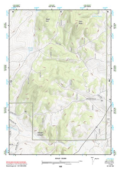 33105NW Page 105 Carrizozo Topo Preview 1