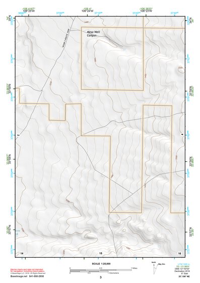 33106NE Page 3 Oscura Mountains Topo Preview 1
